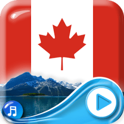 علم كندا خلفيه متحركه 3d أيقونة