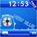 GO Locker Blue iPhone Theme on 9Apps
