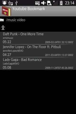 YouTube Bookmark screenshot 3