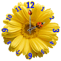Flowers Clock Widgets icon