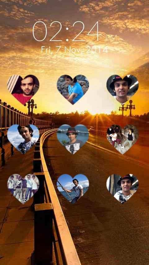 Photo Pattern Lock Screen screenshot 1