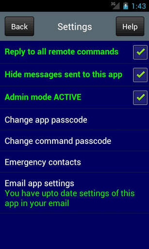 Mobile locator Remote control screenshot 3