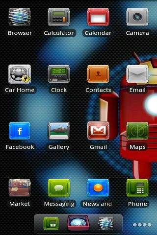 Iron Man ADW Theme screenshot 2