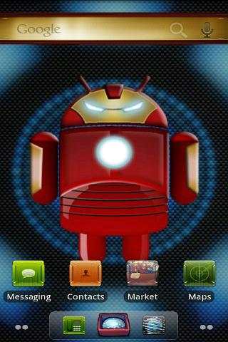 Iron Man ADW Theme screenshot 1