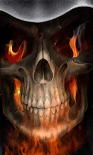 Terrorist Skull live wallpaper screenshot 1