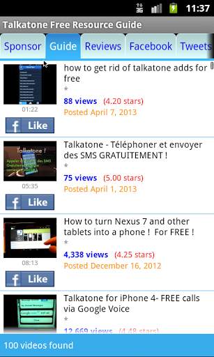 Talkatone Free Resource Guide скриншот 1