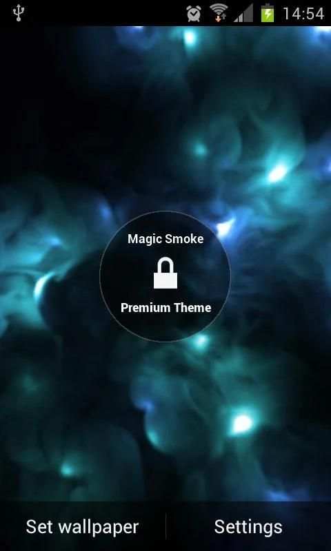 Magic Smoke 3D Live Wallpaper screenshot 1