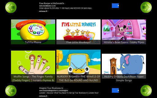 Kids Rhymes Children Videos 1 تصوير الشاشة
