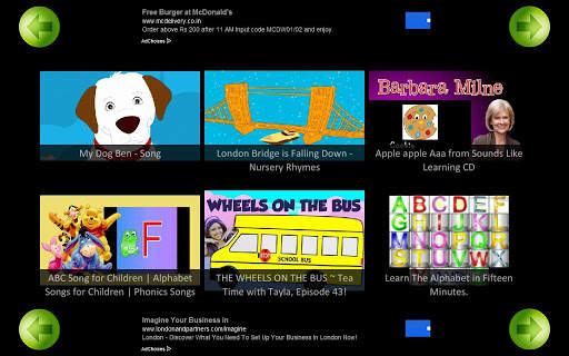 Kids Rhymes Children Videos 3 تصوير الشاشة
