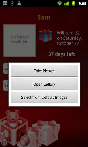 Birthday Reminder screenshot 1
