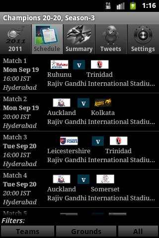 Cricket Champions 20-20, 2011 screenshot 2