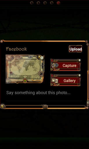 Steampunk Facebook GO Widget screenshot 3
