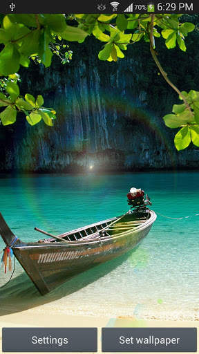 Nature Live Wallpaper 4 تصوير الشاشة