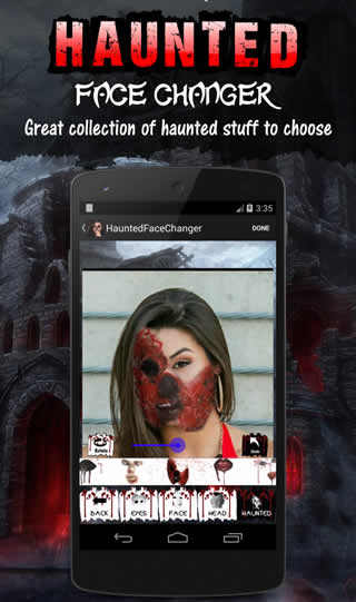 Haunted Face Changer скриншот 1