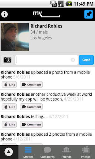 Myspace screenshot 2