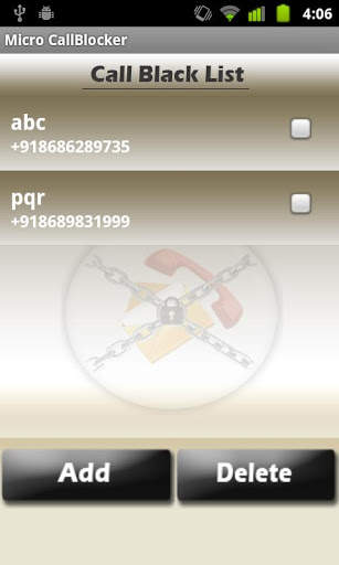 Micro CallBlocker screenshot 4