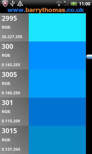 Pantone Approximation Browser screenshot 1