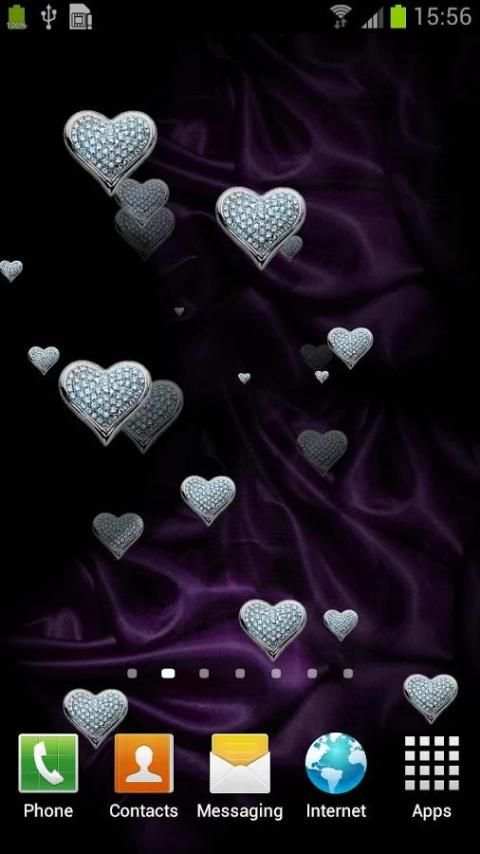 Hearts Live Wallpaper FREE स्क्रीनशॉट 5