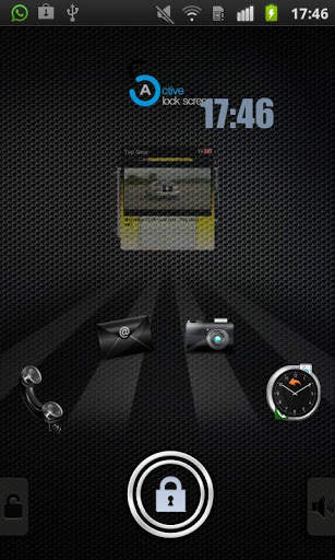 Active Lockscreen Dark Theme screenshot 1