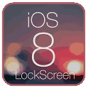 iOS 8 LockScreen Blurred icon