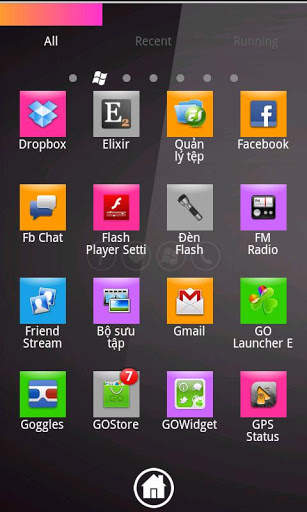 GO Launcher EX WP 7 style 2 screenshot 3
