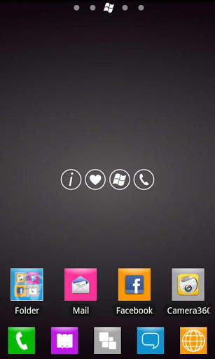 GO Launcher EX WP 7 style 2 screenshot 1