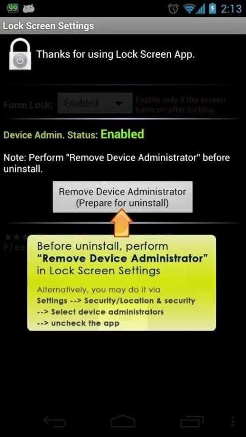 Lock Screen App स्क्रीनशॉट 4