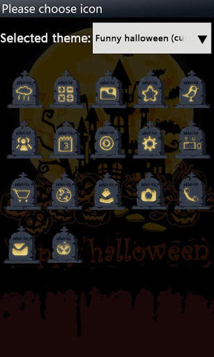 Halloween night GOLauncher EX screenshot 3