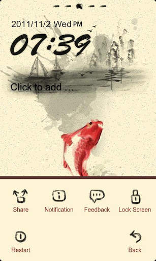 Z Fish Theme GO Launcher EX screenshot 3