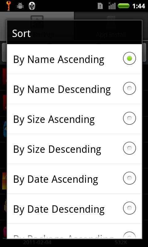 Application Manager screenshot 3
