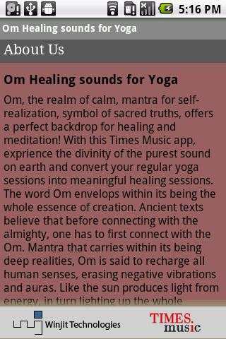 Om Healing sounds for Yoga screenshot 3