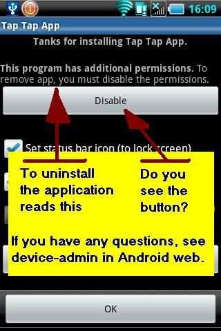 Tap Tap App ( Screen On-Off ) screenshot 1