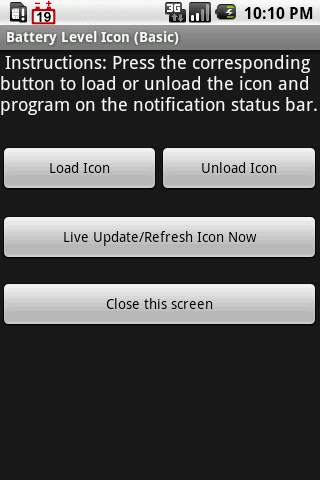 Battery Level Icon (Basic) screenshot 3