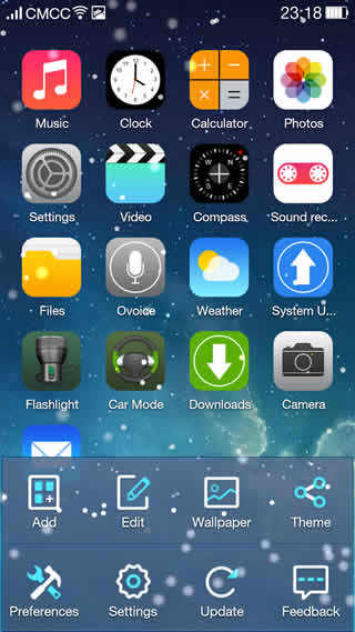 IOS 7 3D launcher screenshot 5