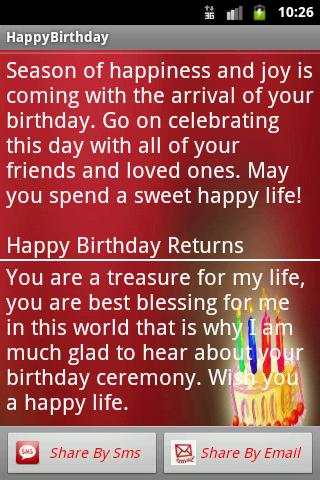 Happy Birthday Wishes screenshot 3