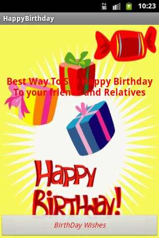 Happy Birthday Wishes screenshot 1