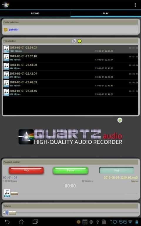 Quartz HQ Audio Recorder Lite screenshot 16