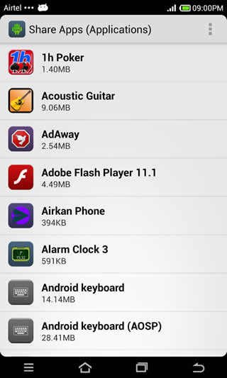 Share Apps (Applications) screenshot 1