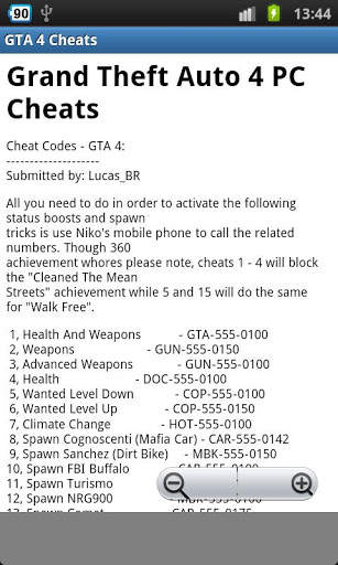 GTA 4 Cheats FREE screenshot 2