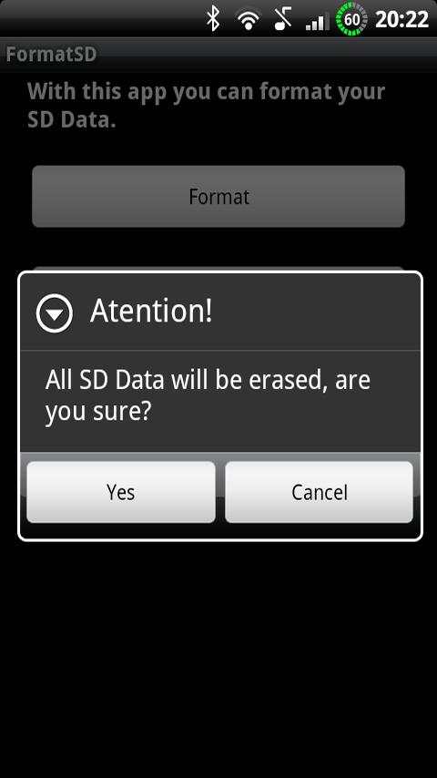 FormatSD screenshot 2