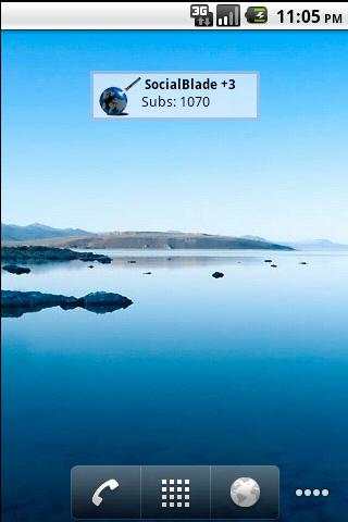 YouTube Subscriber Stat Widget screenshot 1
