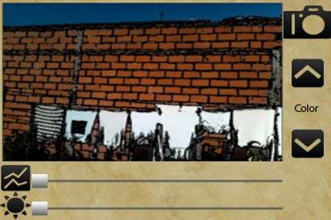 Camera paper drawing effect screenshot 1