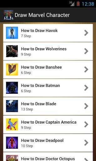 How to Draw Marvel heroes screenshot 2