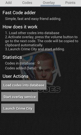 Crime City Code Adder स्क्रीनशॉट 2