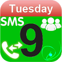 SMS Call Calendar Tracking أيقونة