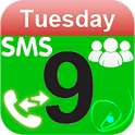SMS Call Calendar Tracking on 9Apps