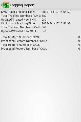 SMS Call Calendar Tracking 5 تصوير الشاشة