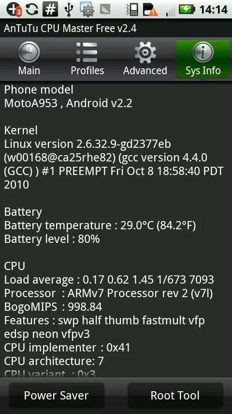 AnTuTu CPU Master (Free) screenshot 2