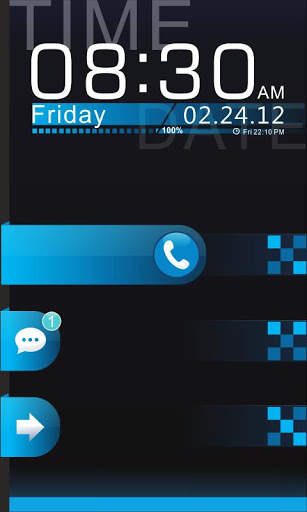 CardB Theme GO Locker 1 تصوير الشاشة