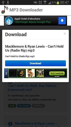 Free music MP3 downloader screenshot 3